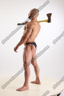 Duncan Standing Pose With Axe